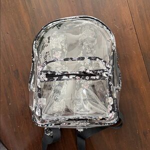 Vera Bradley Clearly Colorful Stadium Backpack Like New
